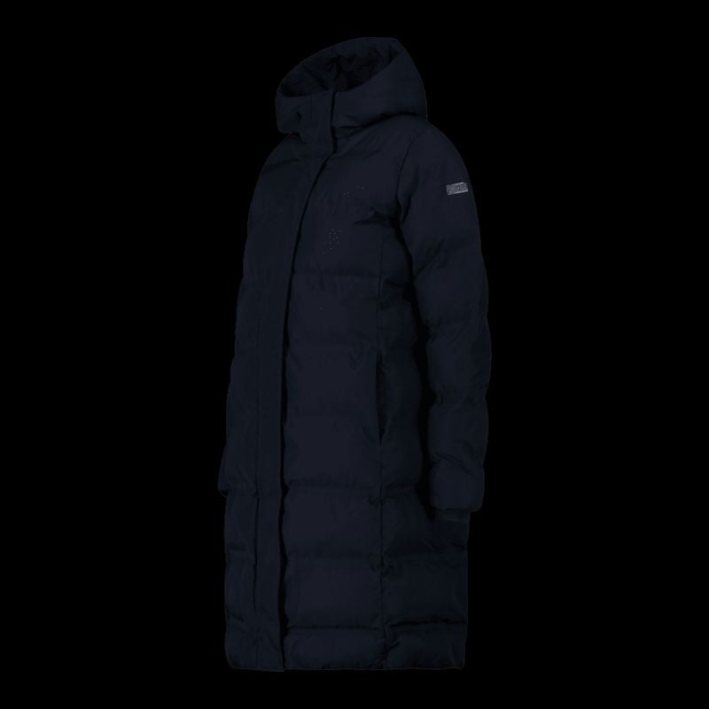 CMP women's winter coat with hood, waterproof, insulated, ( ) fekete dzseki