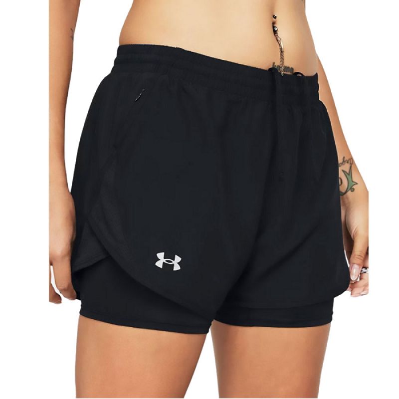 Under Armour Fly By 2in1 Shorts W 1382440-001 Nadrág