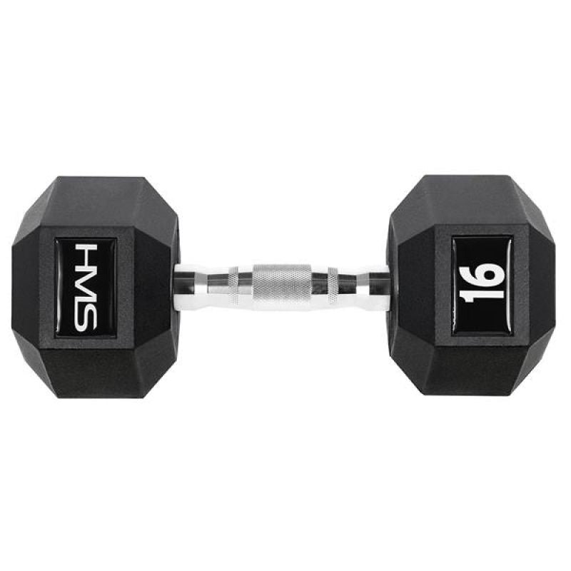 HMS HEX PRO dumbbell 16 kg szürke póló 17-66-117