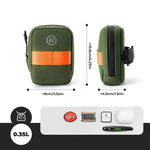 Rockbros F006 Small Saddle Bag, Army Green zielony hátizsák 5907769384219-211949