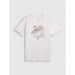 4F Men's regular printed T-shirt póló 4FRSS26TTSHM4039-10S
