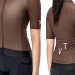 Rockbros 15110007004 TVI Women's Cycling Jersey Short Sleeve - Brown barna póló 15110007003-211721