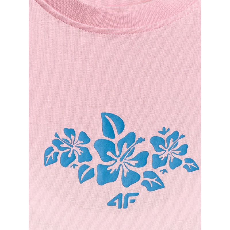 4F Girls' loose T-shirt with print 158/164 ruházat 4FJRSS26TTSHF4186-91A