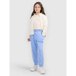 Regular fleece without hood for girls 4F 4FJRSS26TFLEF507-11S kapucnis pulóver