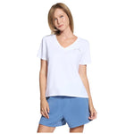 Skechers Signature V-Neck Tee fehér póló