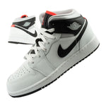 Nike Air Jordan 1 women's high-top sports fashionable sneakers white fekete cipő