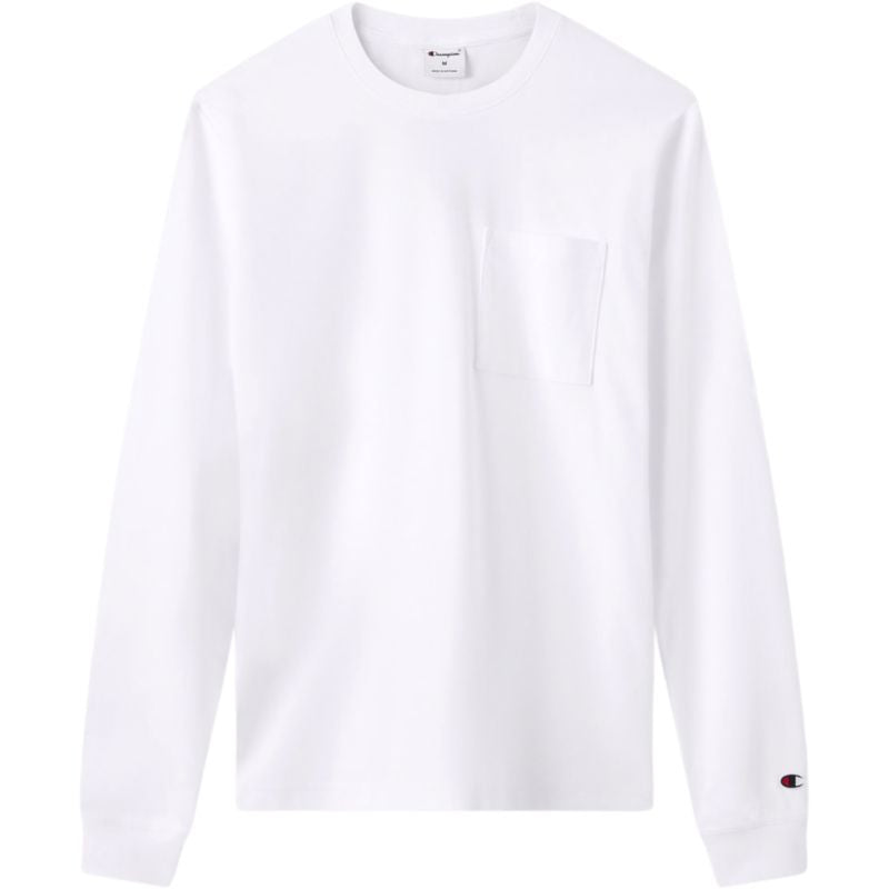 Champion LS Tee Men's T-Shirt White 222507 WW001 fehér férfi póló 222507WW001