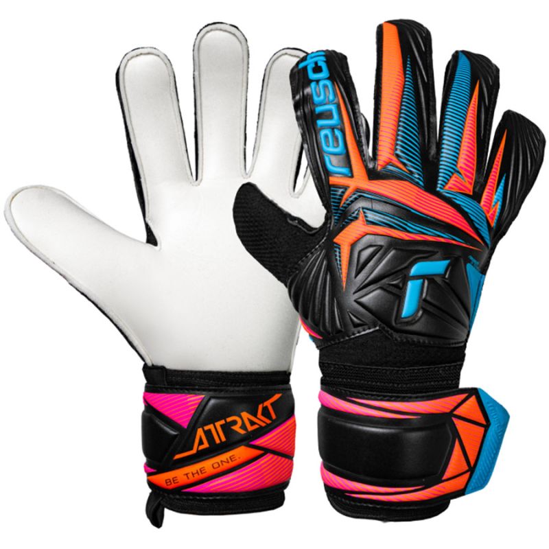 Reusch Attrakt Solid Gloves 56 70 515 fekete kapuskesztyű