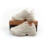 Fila Disruptor women's sports sneakers fashionable comfortable bézs cipő