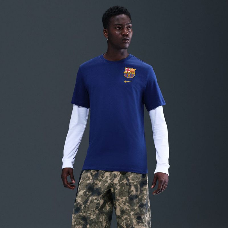 Nike FC Barcelona Crest Tee M HQ8396-455 Póló