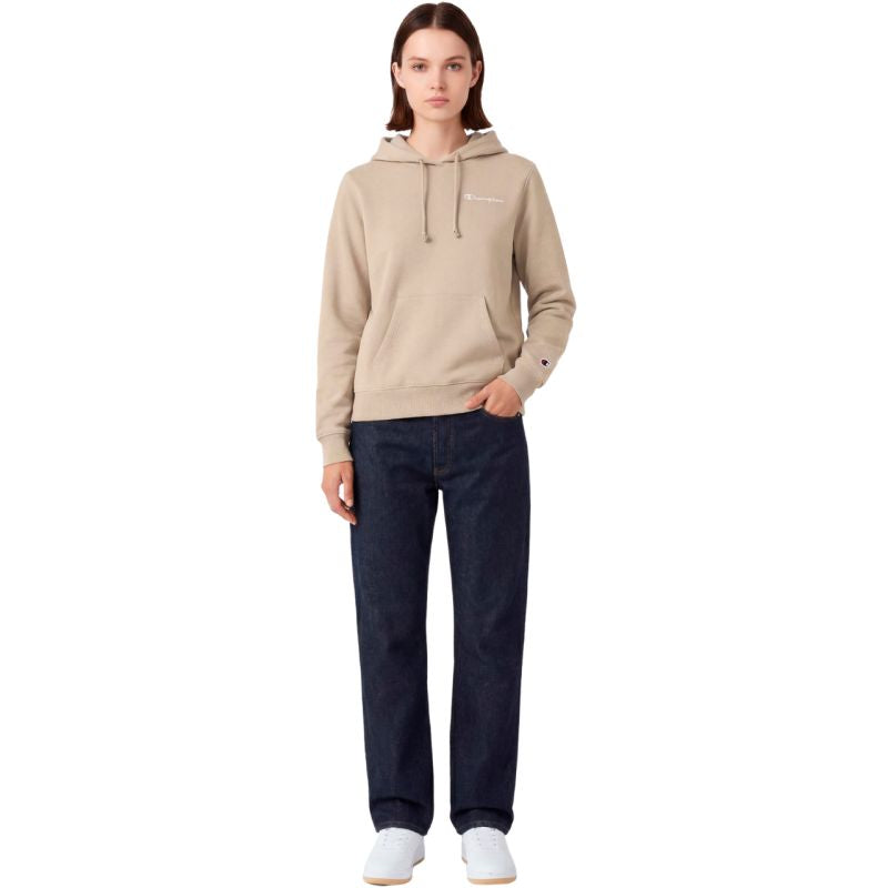 Champion Women's Hoodie Sweatshirt 118404 MS041 bézs kapucnis pulóver