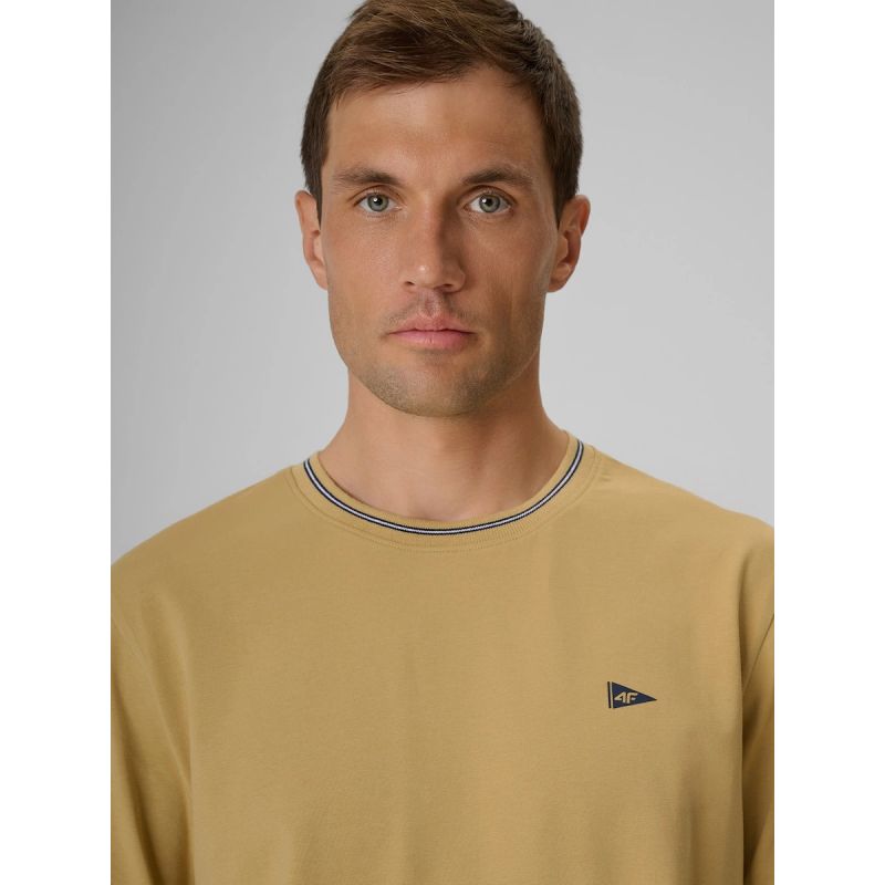 4F Men's regular plain T-shirt póló 4FRSS26TTSHM3997-83S