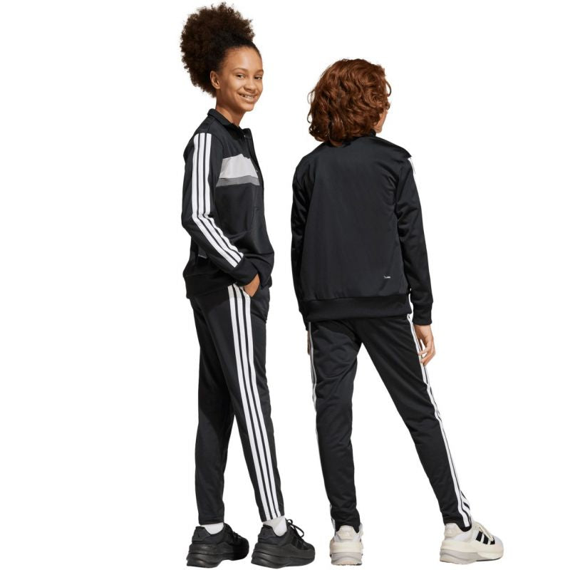 adidas Seasonal Essentials Tiberio 3-Stripes Tricot Jr Tracksuit JY0509 edzőruha