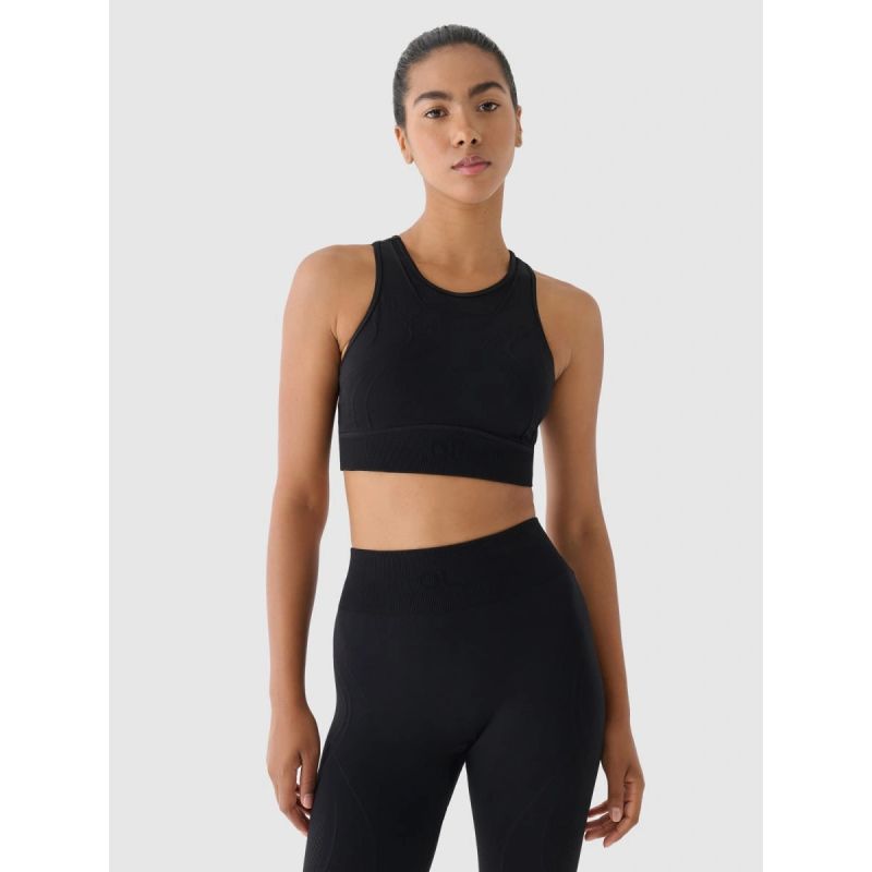 4F x Anna Lewandowska Seamless Medium Support Training Bra 4F 4FALSAW24USBAF169-20S sportmelltartó