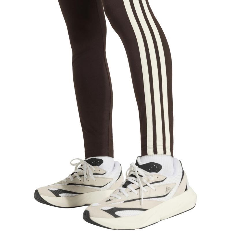 Adidas Women's Essentials 3-Stripes Brown 2xs leggings KS6286