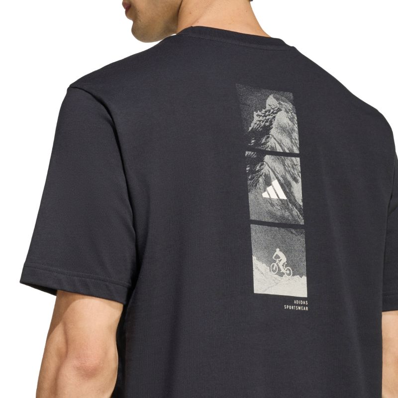 Men's adidas Outdoor Mountain Biking Graphic T-shirt black KB2536 fekete póló