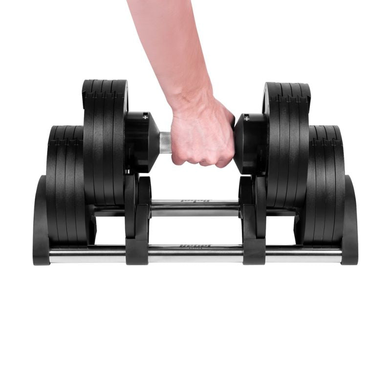 Rebel Active Adjustable Cast Iron Dumbbell Automatic 36kg, 2kg Stroke edzőfelszerelés RBA-2332-36