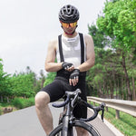 Rockbros bib with insert - black fekete short