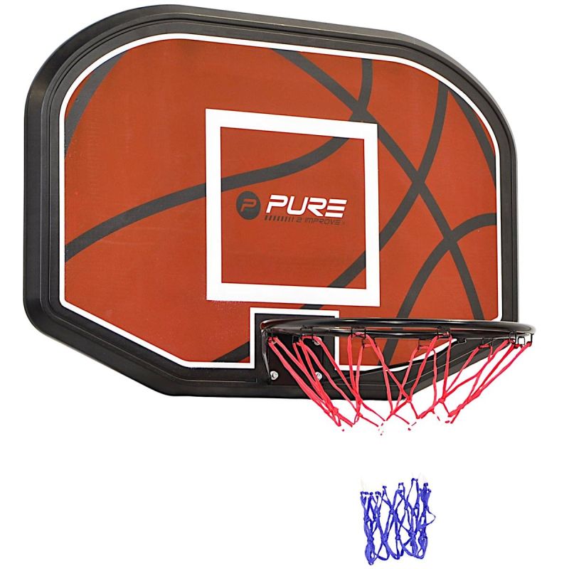 Pure 2 Improve BASKETBALL BACKBOARD RIM 45CM fekete boards