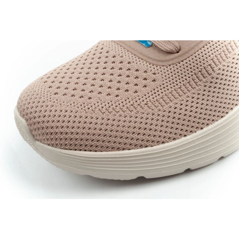 Skechers women's sports Bobs Squad Waves beige light fashionable bézs utcai cipő