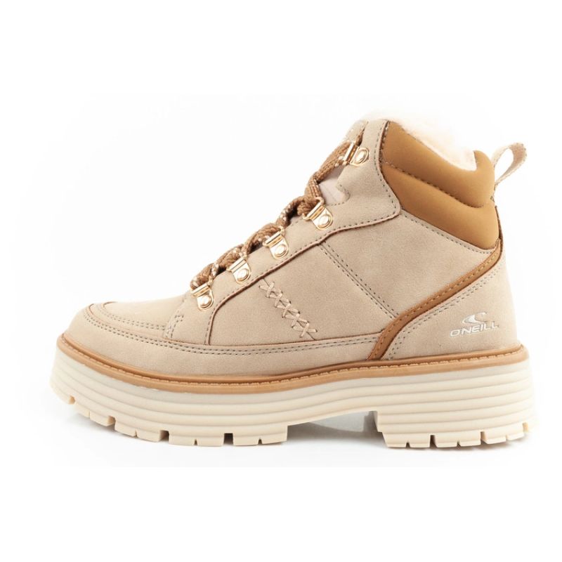 O'Neill winter boots women's hiking boots ankle boots insulated fashionable beige brown bézs cipő