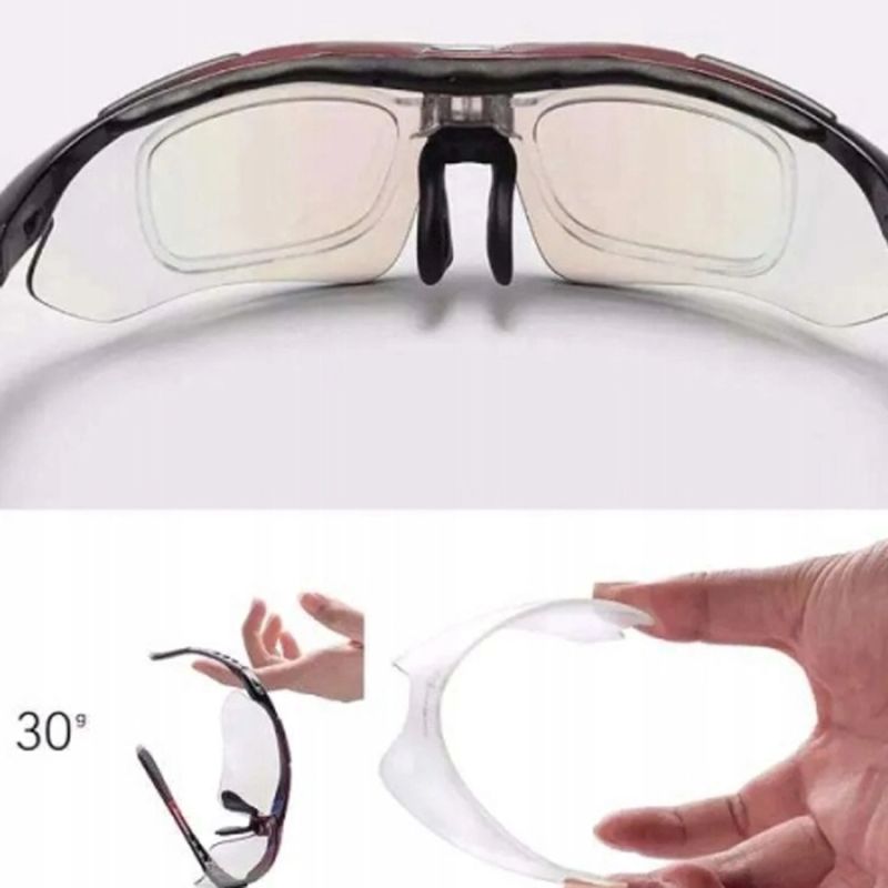 Rockbros 10003 Polarized Cycling Glasses - Black czarny glasses, training equipment