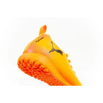 Puma Future 8 Play TT children's turf sports shoes, narancssárga cipő