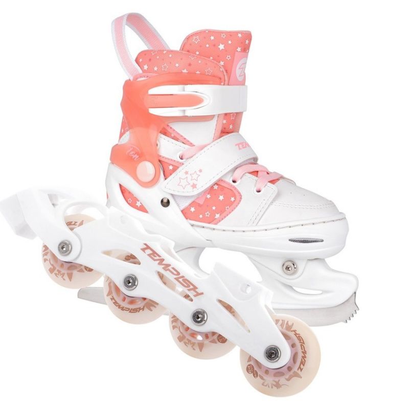 Tempish RS Ton Duo Led Jr 13000008248 Adjustable fehér skates