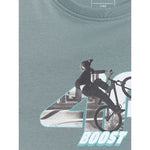 4F Boy's regular sleeveless T-shirt with print póló