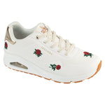 Skechers Uno – Champagne and Roses White fehér utcai cipő 177862-WRD