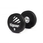 Tiguar PU dumbbell 9 kg fekete edzőfelszerelés TI-WHPU0090