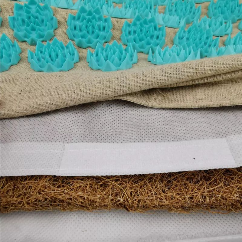 Smj Acupressure mat + pillow sport YG009 Premium Eco (linen coconut buckwheat) Edzőfelszerelés