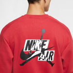 AIR Jordan Jumpman Fleece Sweatshirt Red - piros pulóver