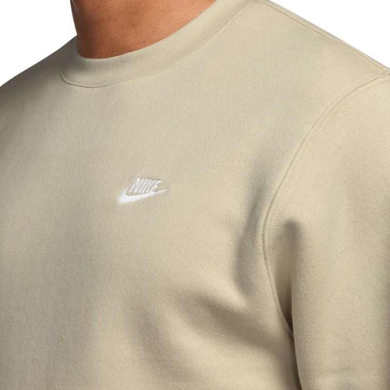 Nike Men’s Club BB Cream Sweatshirt bézs férfi pulóver FN3886229