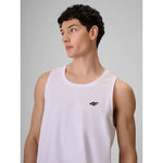4F Men's sleeveless regular plain t-shirt póló