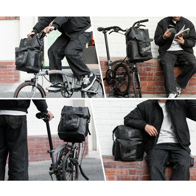 Rockbros AS-158 Front - for Brompton Folding Bike hátizsák 5907769384219-211942