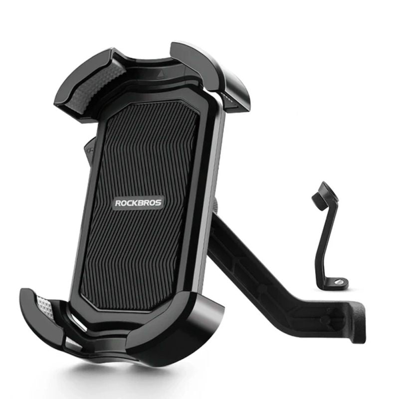 Rockbros 25210032005 Motorcycle Phone Holder for Mirror - Black lusterko phones and accessories