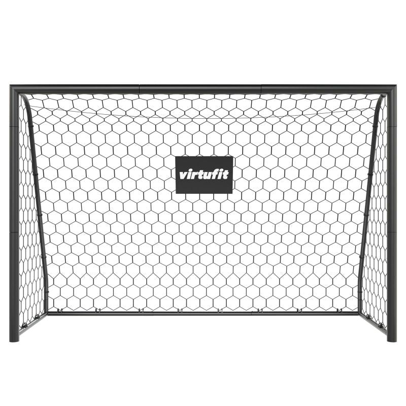 Virtufit Premium Football Goal - Heavy Duty - 240x160x85 védőfelszerelés