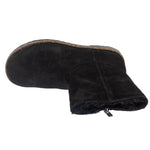 Birkenstock Uppsala Zip Shearling 1030047 Black fekete papucs