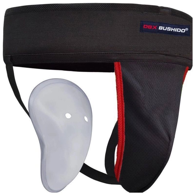 DBX Bushido Men's Suspensor Groin Protector - Black -M fekete protectors and knee pads