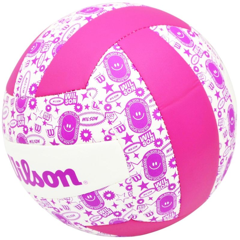 Wilson Stamp Vb Volleyball Purple fehér röplabda