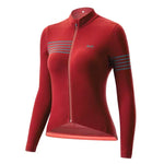 Rockbros TVI Women's Long Sleeve Cycling Jersey Fall/Winter S - Red s \ czerwony kötött sapka 15310002003-211741