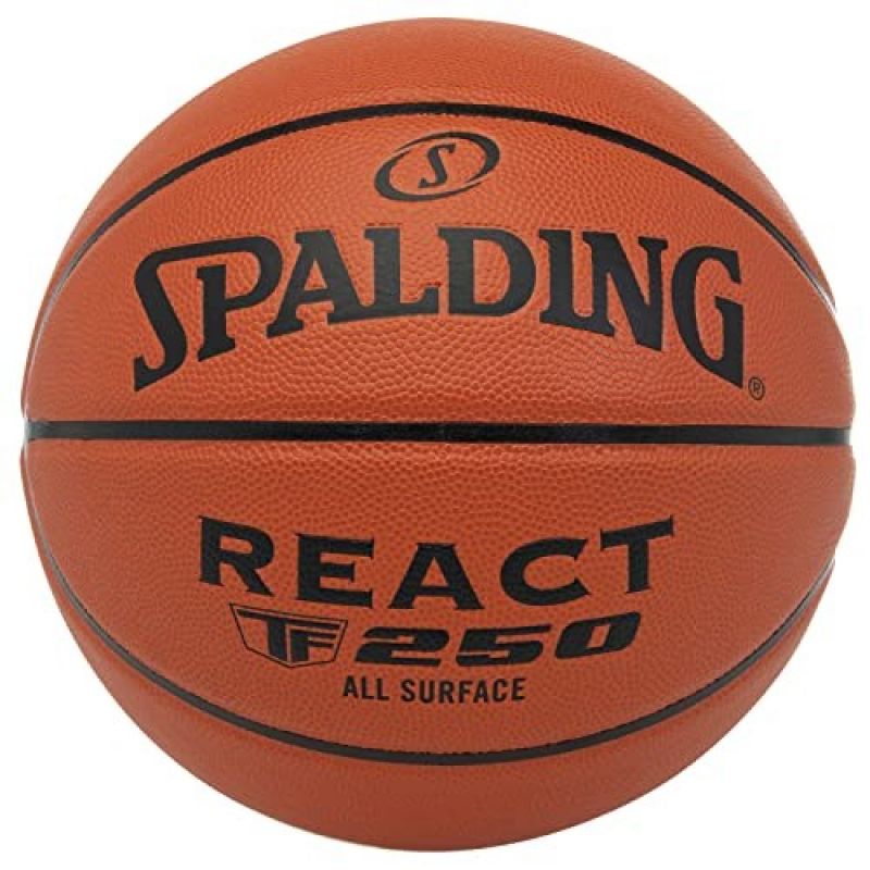 Spalding React TF-250 basketball, size 7, brown barna labda P8637