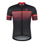 Rogelli HERO II T-shirt Black and bordó póló