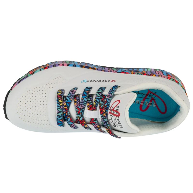Skechers Uno - Ravaged Love 177918-WMLT fehér utcai cipő