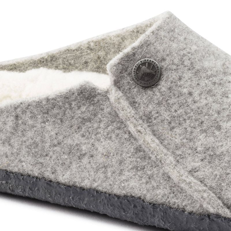 Birkenstock Zermatt Light Gray Wool Felt Insulated Men's/Women's Slippers Regular Wide (1015092) Kiegészítő