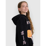 Girls' sweatshirt with hood, open, 4F 4FJRAW25TSWSF2293-20S kapucnis pulóver