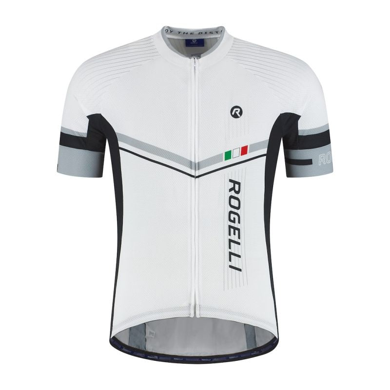 Rogelli Gara Mostro II Cycling Jersey White-Silver 3XL szürke kerékpáros ruha SIRS1000000.100.3XL