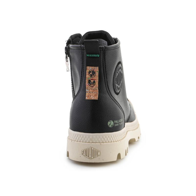 Palladium Pampa Hi Re-Vegan Leather U shoes 74378-008-M Black Cipő