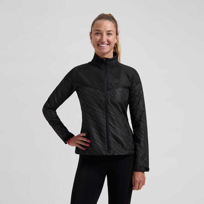 Rogelli ESSENTIAL HIVIS fekete dzseki